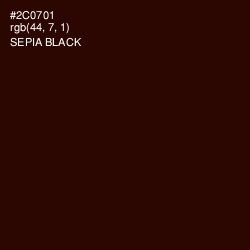 #2C0701 - Sepia Black Color Image